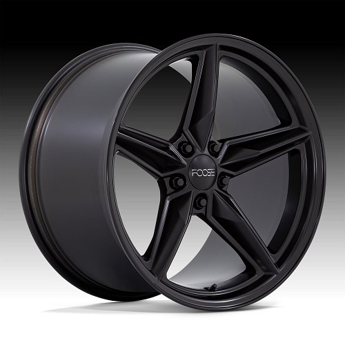 Foose F175 CF8 Matte Black Custom Wheels 1